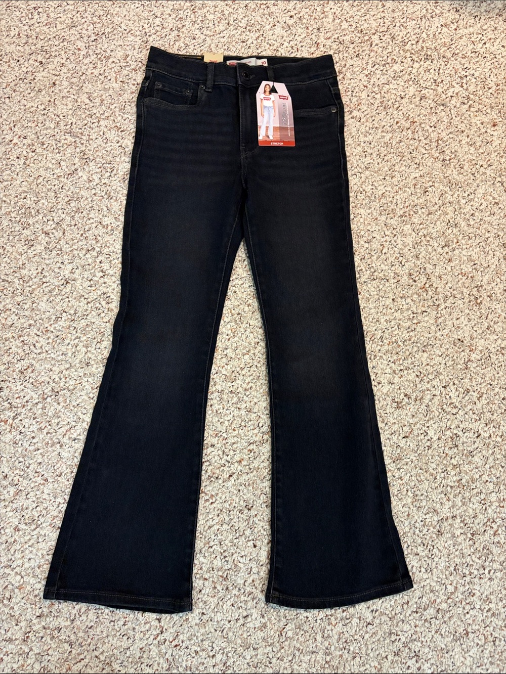 Levi's Kids Black Flare Jeans